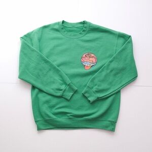 Earthgang Green Crewneck Sweater - Men's Medium M